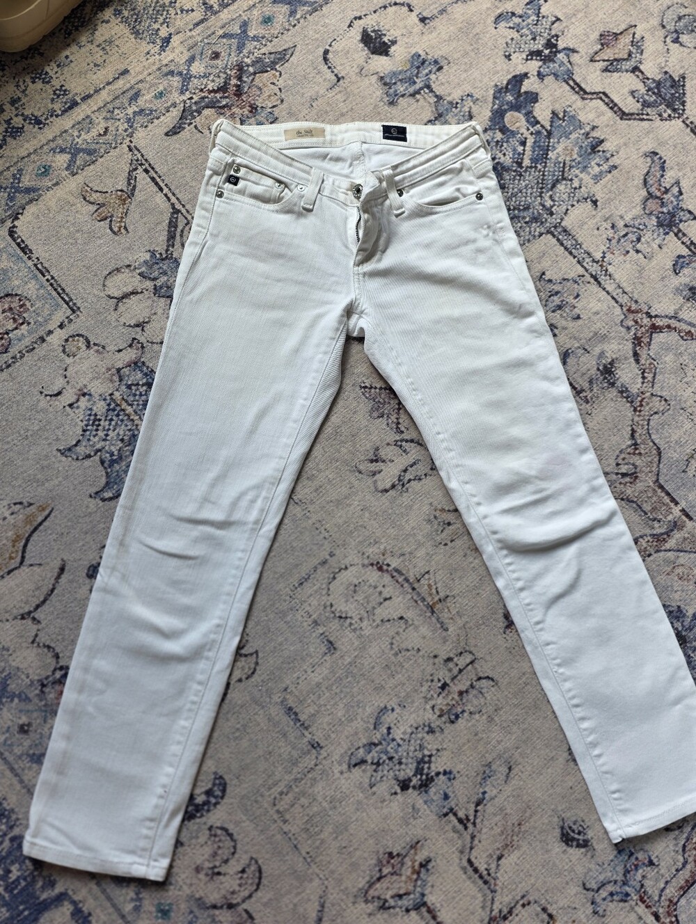 AG Adriano Goldschmied Slim White Skinny Jeans
